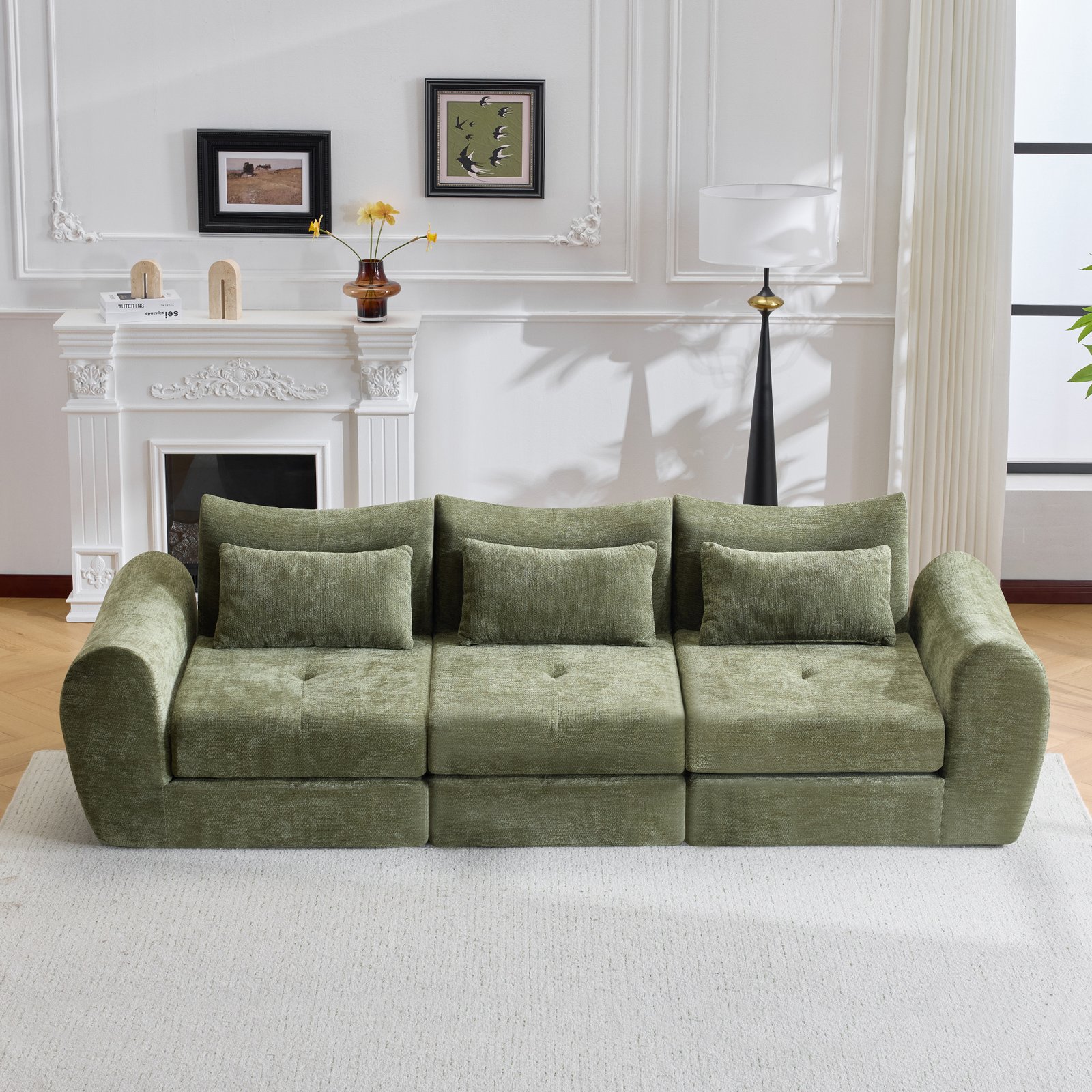 Modular Cloud Sofa‑Bed — Conversão Suave, Design Seccional e Conforto Elevado para Sala, Quarto e Espaços Modernos - Image 2