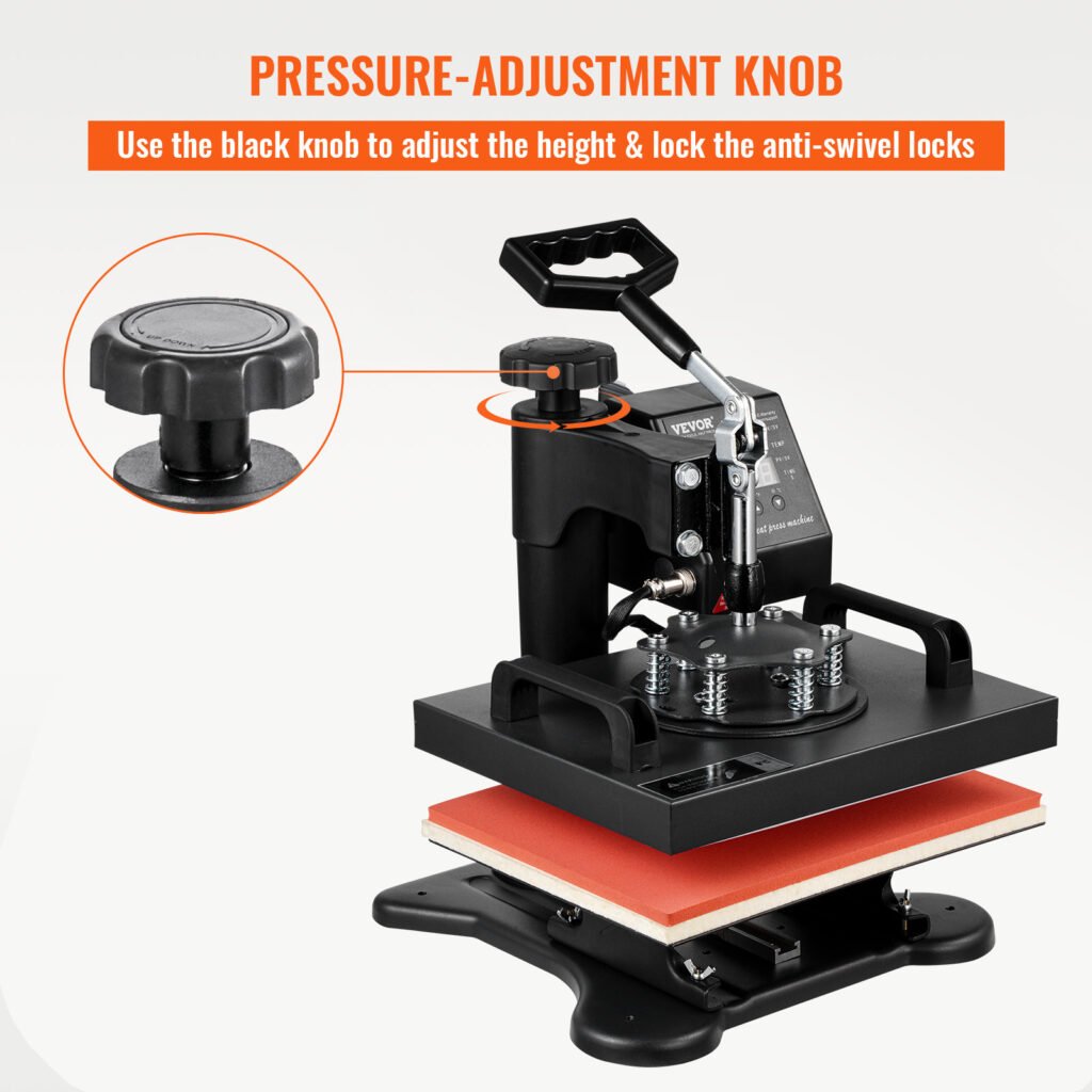 Prensa Térmica 12x10" – Máquina de Transferência de Calor 30x23cm para T‑shirts