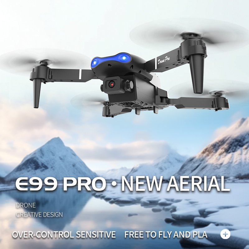 E99Pro - Dual Camera - Dual Electric Drone--biack