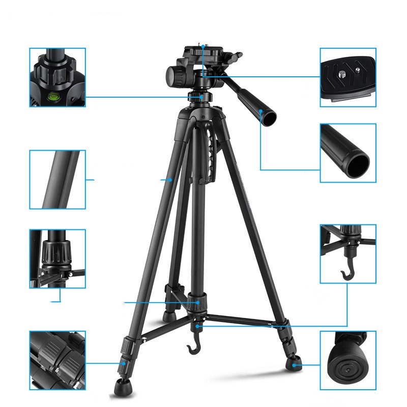 Tripé Profissional SLR – Portátil e de Alta Estabilidade