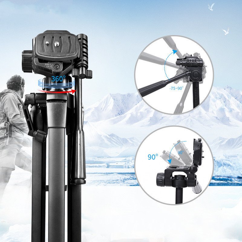 Tripé Profissional SLR – Portátil e de Alta Estabilidade