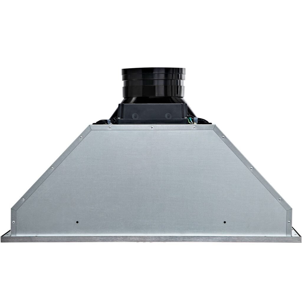 Exaustor Embutido 30" – 800CFM, 3 Velocidades, Aço Inox com LED e Filtros Baffle