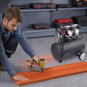 Compressor de Ar 8 Galões – 1 HP, Tanque em Aço, Sistema de Alta Pressão - Image 3