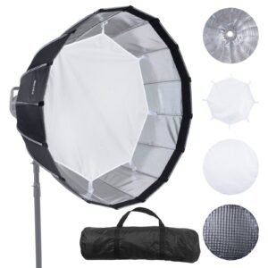 Softbox Parabólico 33” – Abertura Rápida, Dobrável e Portátil para Iluminação Profissional - Image 5