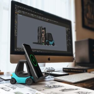 Suporte Empilhador Mini – Base de Carregamento Wireless para Smartphone - Image 1