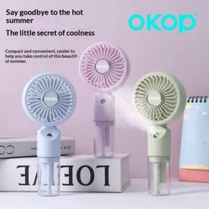 Ventilador Portátil KP‑F31 – Mini Fan USB com Spray - Image 3