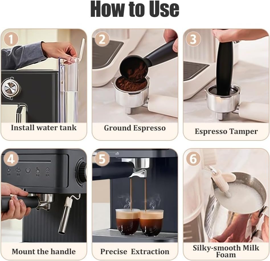 Máquina de Café Espresso – 20BAR com Vaporizador