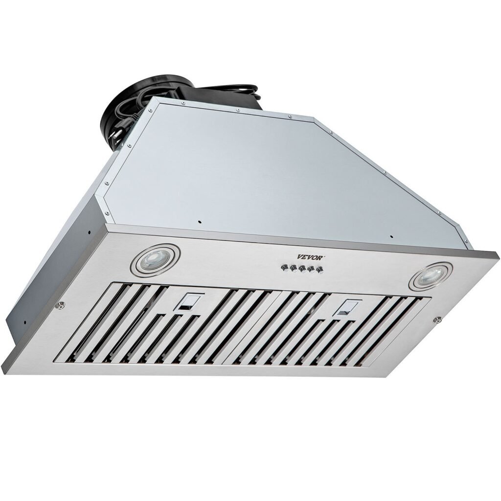 Exaustor Embutido 30" – 800CFM, 3 Velocidades, Aço Inox com LED e Filtros Baffle