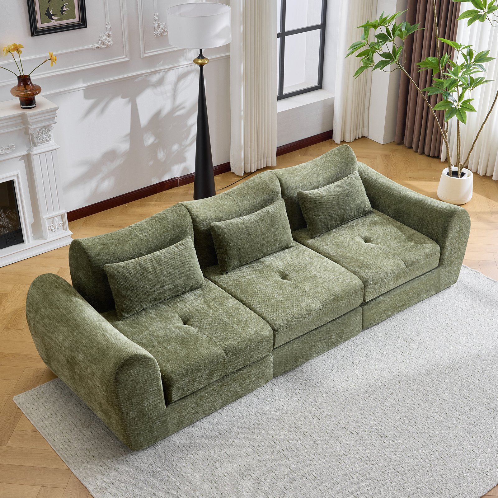 Modular Cloud Sofa‑Bed — Conversão Suave, Design Seccional e Conforto Elevado para Sala, Quarto e Espaços Modernos - Image 3