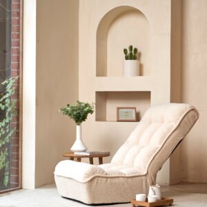 Japanese Reclining Lounge Chair — Sofá Individual Ajustável em Estilo Tatami para Sala, Quarto e Varanda - Image 4