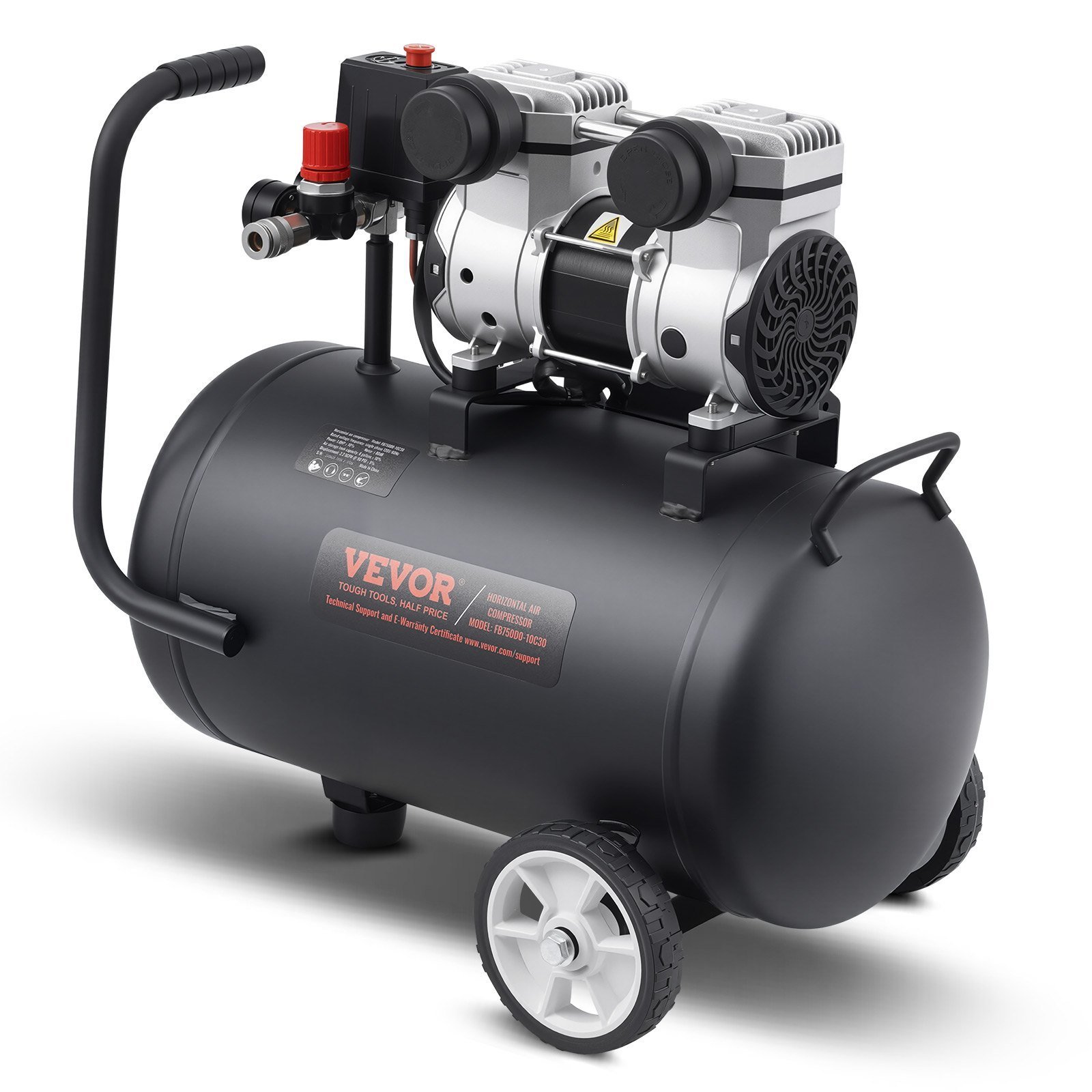 Compressor de Ar 8 Galões – 1 HP, Tanque em Aço, Sistema de Alta Pressão - Image 5