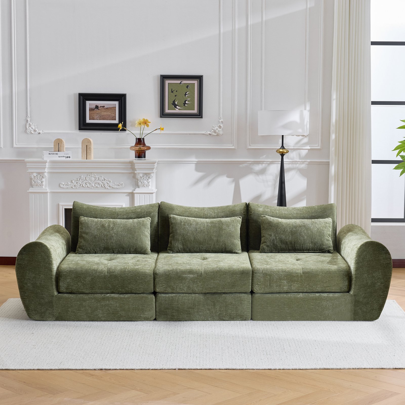 Modular Cloud Sofa‑Bed — Conversão Suave, Design Seccional e Conforto Elevado para Sala, Quarto e Espaços Modernos - Image 4
